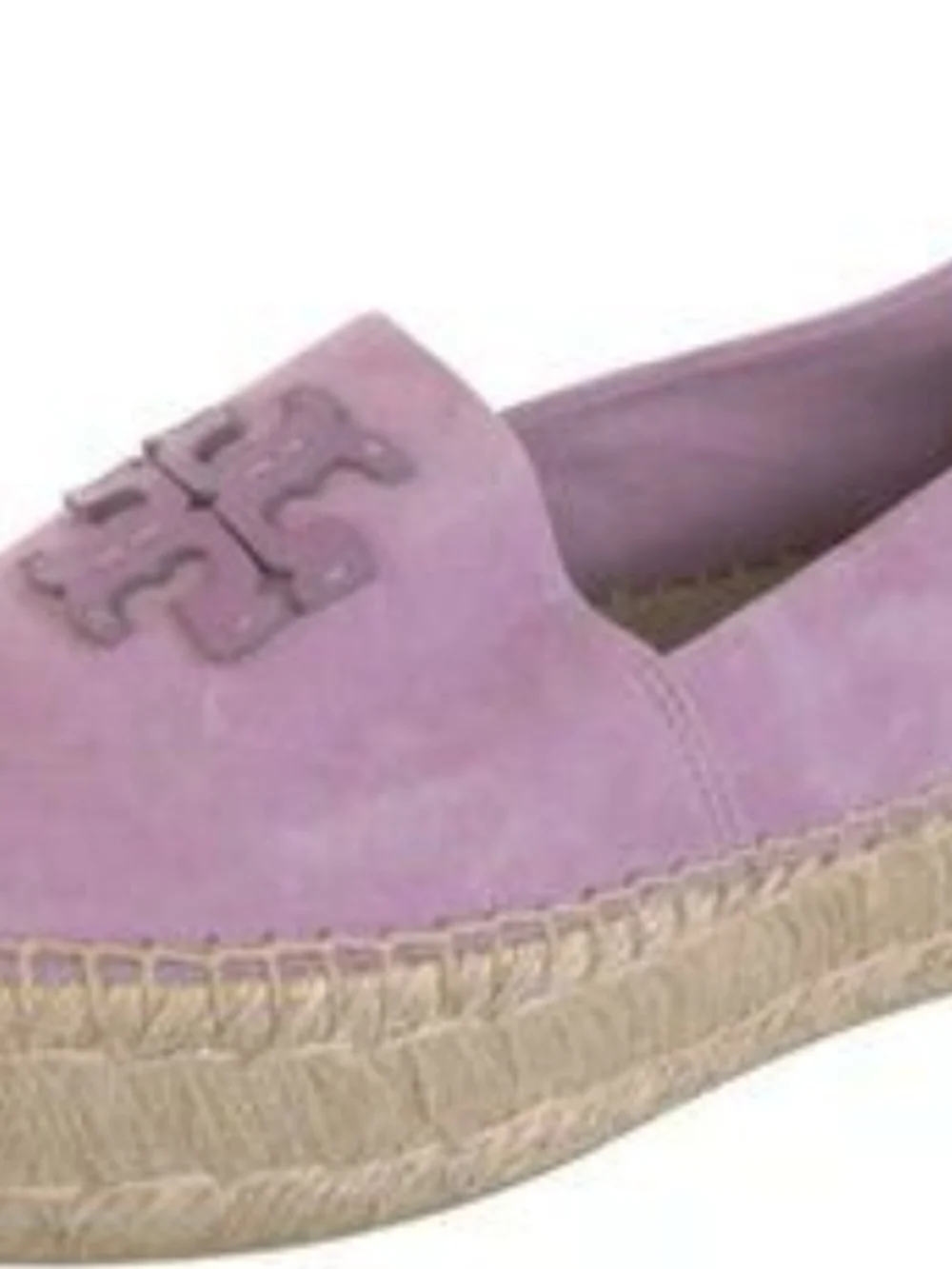 Tory Burch Mauve Logo Espadrille Slip-Ons